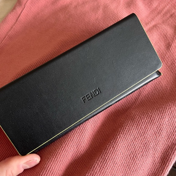 Fendi Women's Yellow Sunglasses - Picture 5 of 5